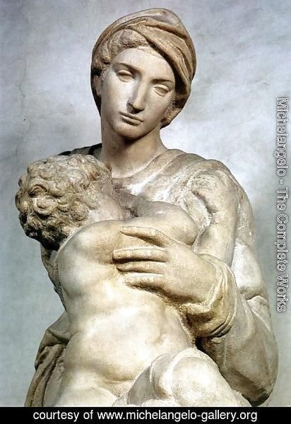 Michelangelo - Medici Madonna [detail: 2]