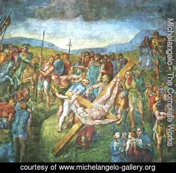 Michelangelo - Matyrdom of Saint Peter