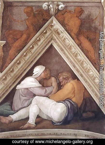 Michelangelo - Ancestors of Christ figures