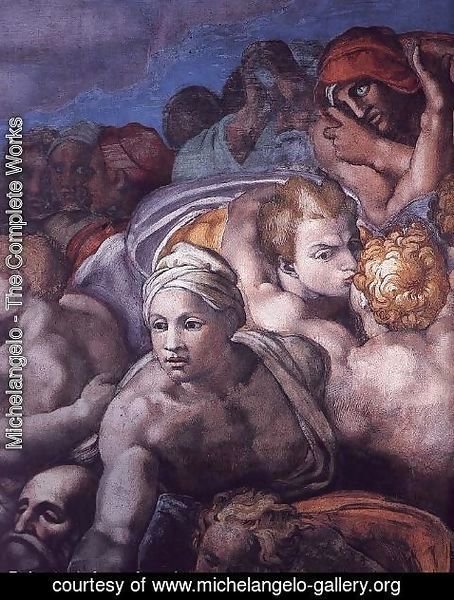 Michelangelo - Last Judgment (detail) 14