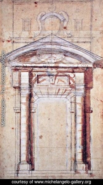 Michelangelo - Study for Porta Pia