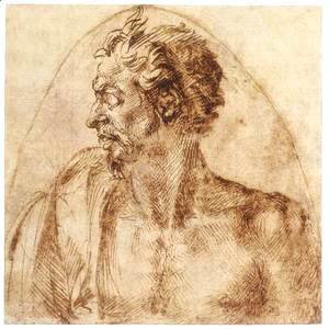 Michelangelo - Head of a Satyr