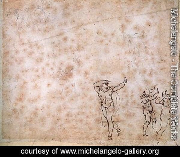 Michelangelo - Study of Nude Figures