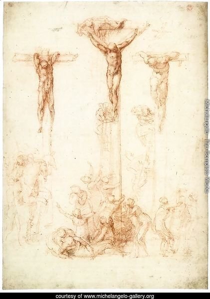 The Crucifixion of Christ and the Two Thieves
