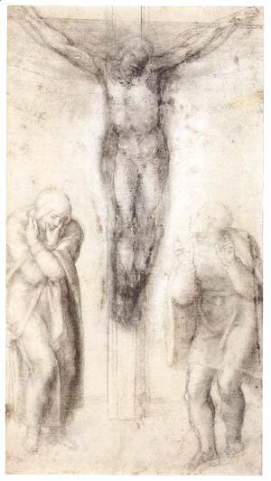 Michelangelo - Christ on the Cross with the Virgin and St John 2