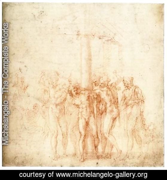 Michelangelo - The Flagellation of Christ
