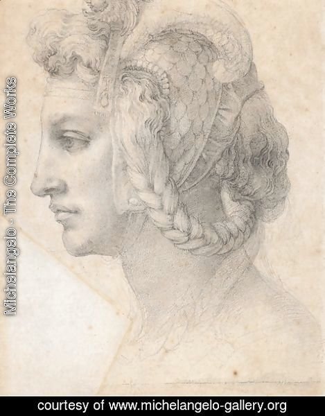 Michelangelo - Ideal head of a woman