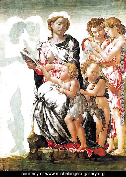 The Virgin and Child with Saint John and Angels (Manchester Madonna)