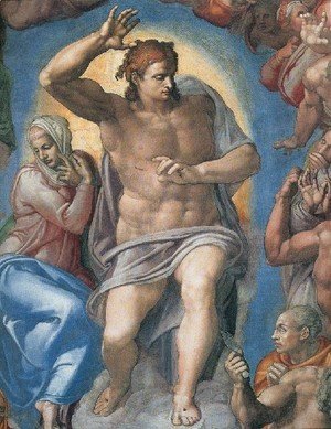 Michelangelo - Last Judgement  Christ The Judge