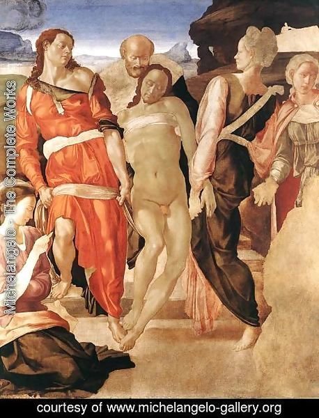 Michelangelo - Entombment c. 1510