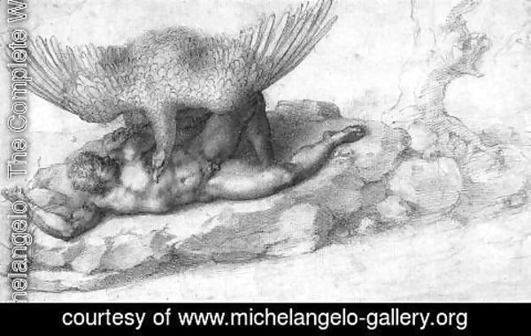 Michelangelo - Tityus c. 1533