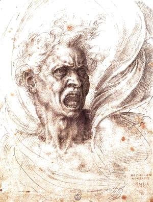 Michelangelo - The Damned Soul c. 1525