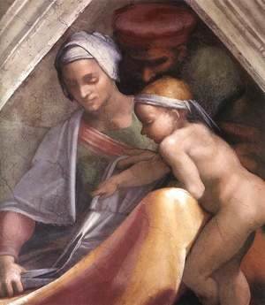 Michelangelo - Ancestors of Christ- figures (6) 1511