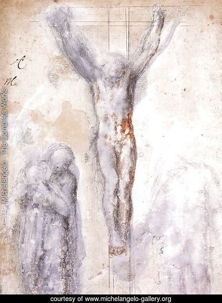 Christ Crucified between the Virgin and Nicodemus c. 1552-54
