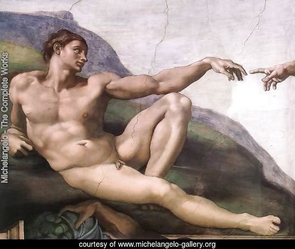 Creation of Adam (detail-1) 1510