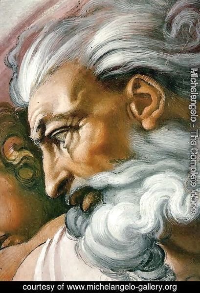 Michelangelo - Creation of Adam (detail-4) 1510
