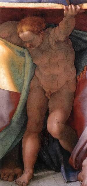 Michelangelo - Daniel (detail-2) 1511