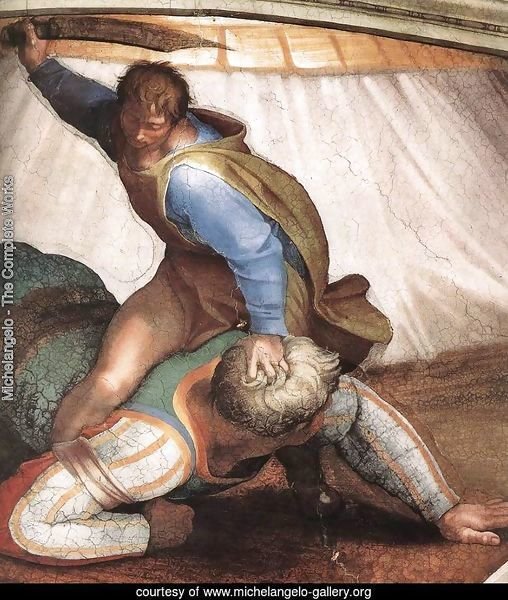 David and Goliath (detail-1) 1509