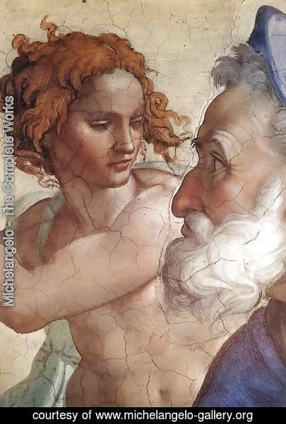 Michelangelo - Ezekiel (detail-2) 1510