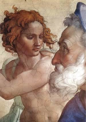 Michelangelo - Ezekiel (detail-2) 1510