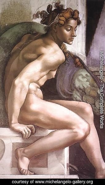 Michelangelo - Ignudo -2  1509