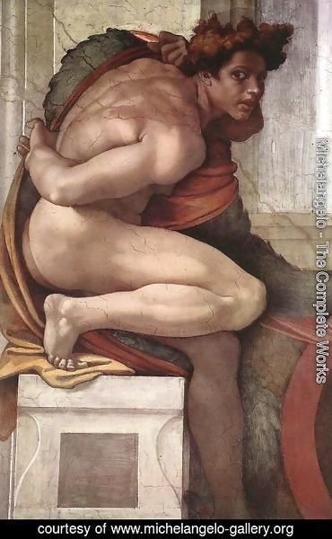 Michelangelo - Ignudo -3  1511