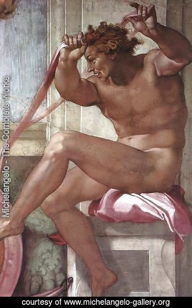 Michelangelo - Ignudo -4  1511