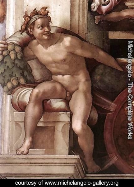 Michelangelo - Ignudo -7  1509