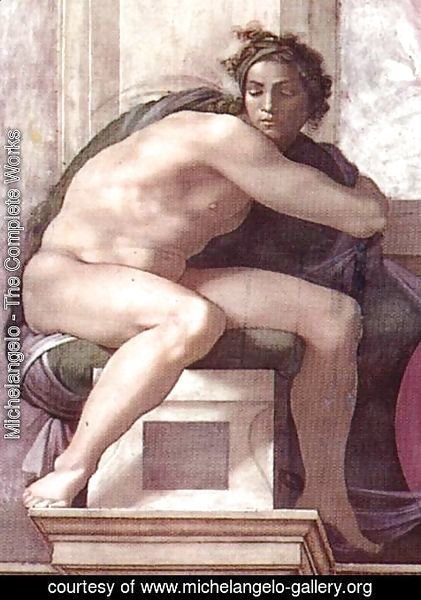 Michelangelo - Ignudo -7  1511