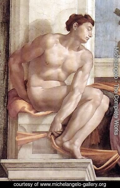 Michelangelo - Ignudo -10  1509