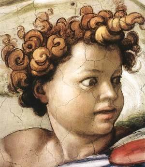 Michelangelo - Isaiah (detail-2) 1509