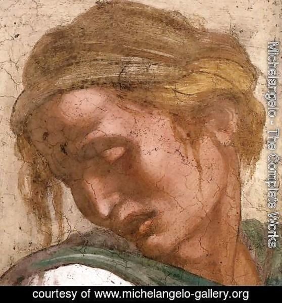 Michelangelo - Jeremiah (detail-2) 1511
