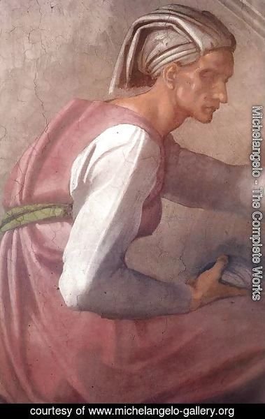 Michelangelo - Jesse - David - Solomon (detail-2) 1511