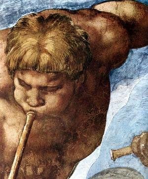 Michelangelo - Last Judgment (detail-9) 1537-41