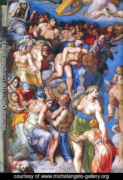 Michelangelo - Last Judgment (detail-12) 1537-41