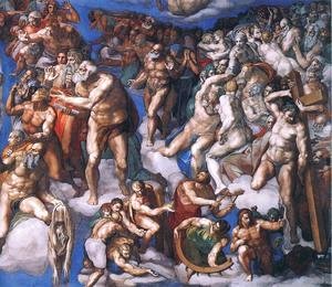Michelangelo - Last Judgment (detail-20) 1537-41
