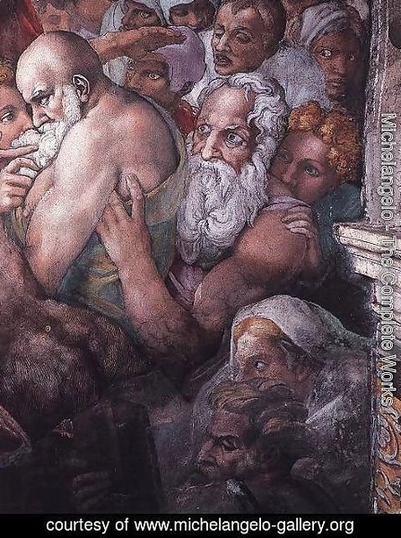 Michelangelo - Last Judgment (detail-25) 1537-41