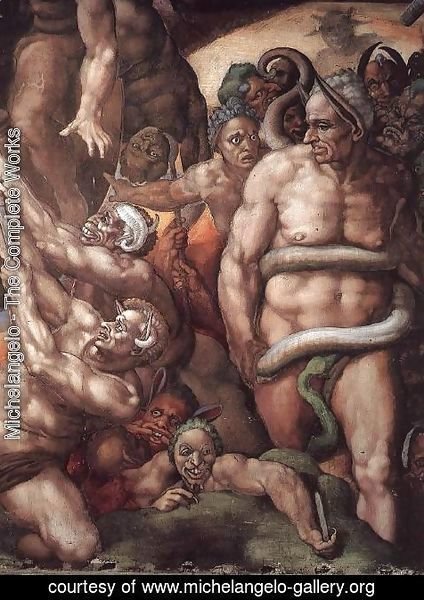 Michelangelo - Last Judgment (detail-28) 1537-41