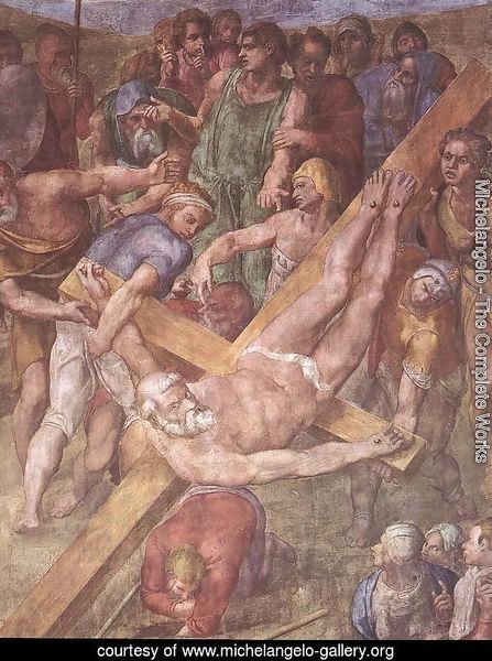 Martyrdom of St Peter (detail-1) 1546-50