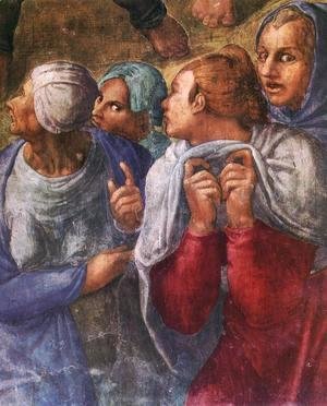 Michelangelo - Martyrdom of St Peter (detail-5) 1546-50