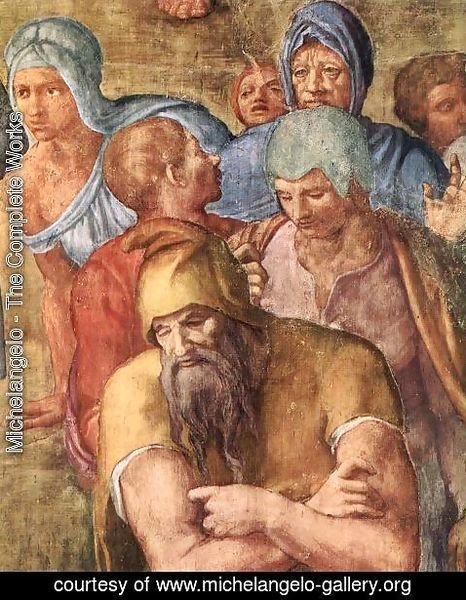 Michelangelo - Martyrdom of St Peter (detail-6) 1546-50