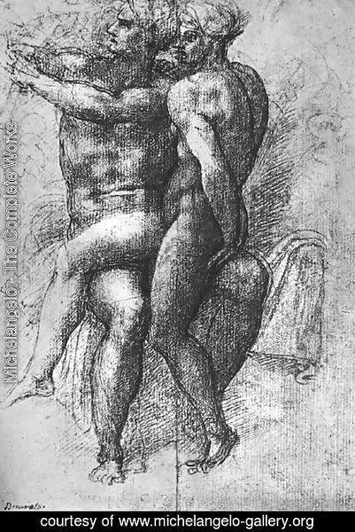 Michelangelo - Nude Study 1510-11