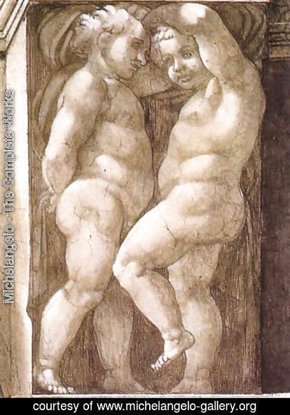 Michelangelo - Putti  (2) 1511