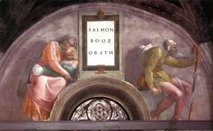 Michelangelo - Salmon - Boaz - Obed 1511-12