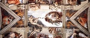 Michelangelo - The ceiling (detail-2) 1508-12