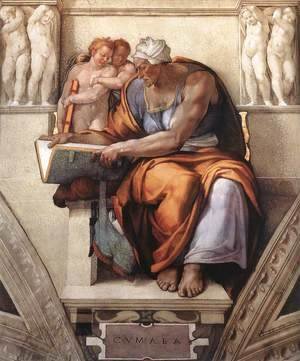 Michelangelo - The Cumaean Sibyl 1510