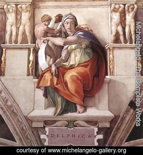 Michelangelo - The Delphic Sibyl 1509
