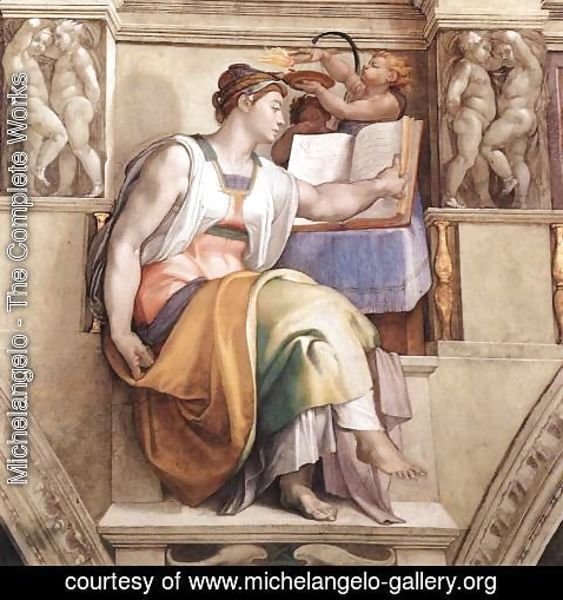 Michelangelo - The Erythraean Sibyl 1509