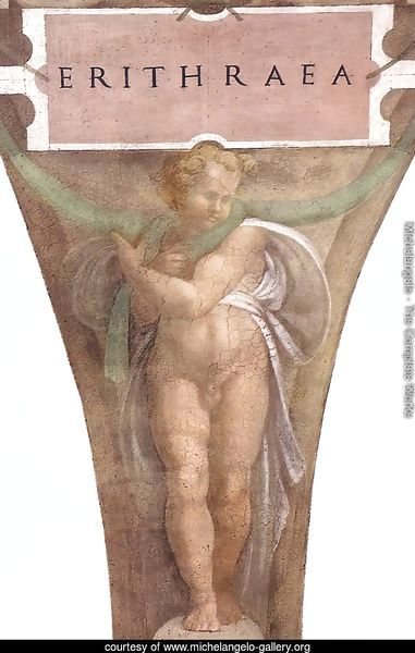 The Erythraean Sibyl (detail-2) 1509