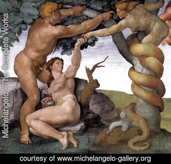 Michelangelo - The Fall -2 1509-10